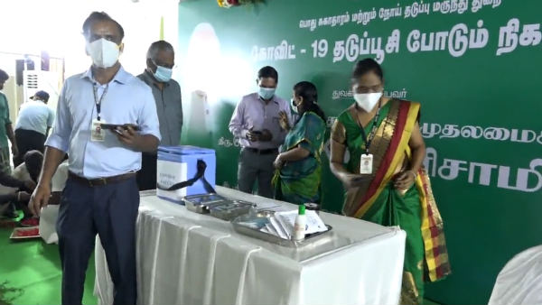 First dose of coronavirus vaccine given to Government doctor First dose of coronavirus vaccine given to Government doctor