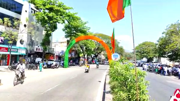Puducherry taking banner culture ahead of PM Narendra Modi arrival Puducherry taking banner culture ahead of PM Narendra Modi arrival