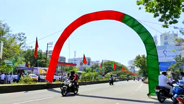 Puducherry taking banner culture ahead of PM Narendra Modi arrival Puducherry taking banner culture ahead of PM Narendra Modi arrival