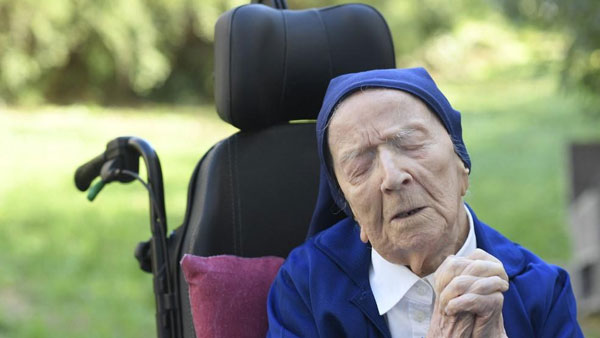 French Nun, Europes Oldest Person, Turns 117 After Surviving Covid French Nun, Europes Oldest Person, Turns 117 After Surviving Covid