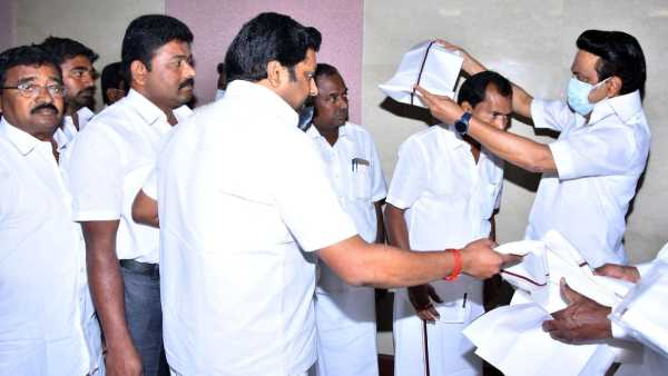 Namakkal district ADMK Key figures joined DMK Namakkal district ADMK Key figures joined DMK