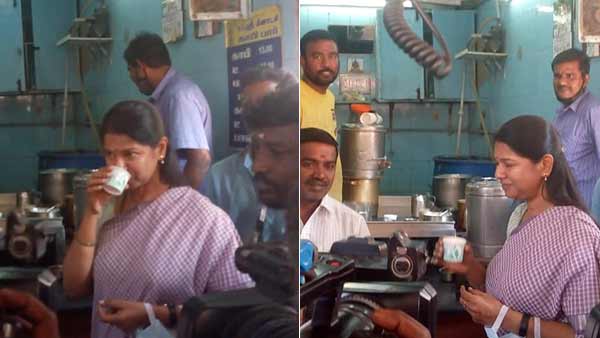 AIADMK is acting as the BJPs B team, says Kanimozhi AIADMK is acting as the BJPs B team, says Kanimozhi