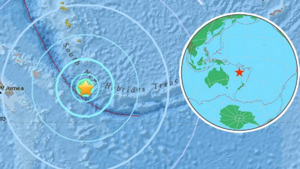 A strong earthquake has shaken the sea off the southeast of the Loyalty Islands in the north of New Zealand A strong earthquake has shaken the sea off the southeast of the Loyalty Islands in the north of New Zealand