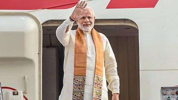 Prime Minister Modi leaves Delhi for Chennai Prime Minister Modi leaves Delhi for Chennai