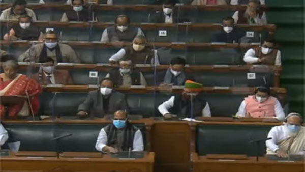 Opposition MPs raise slogans as nirmala sitharaman begins Budget speech Opposition MPs raise slogans as nirmala sitharaman begins Budget speech