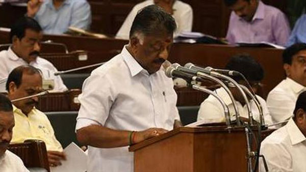 நிறுத்திய ஓபிஎஸ்