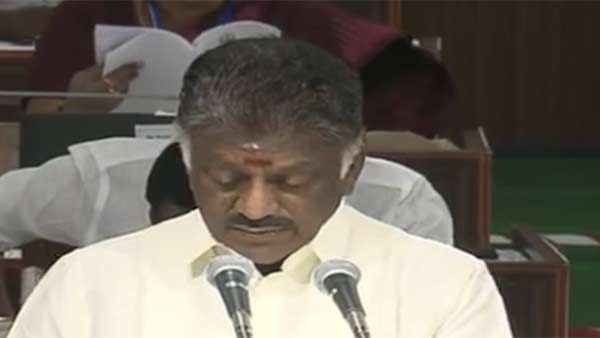 TN Government debt burden will rise to 5.70 lakh crore, says OPS TN Government debt burden will rise to 5.70 lakh crore, says OPS
