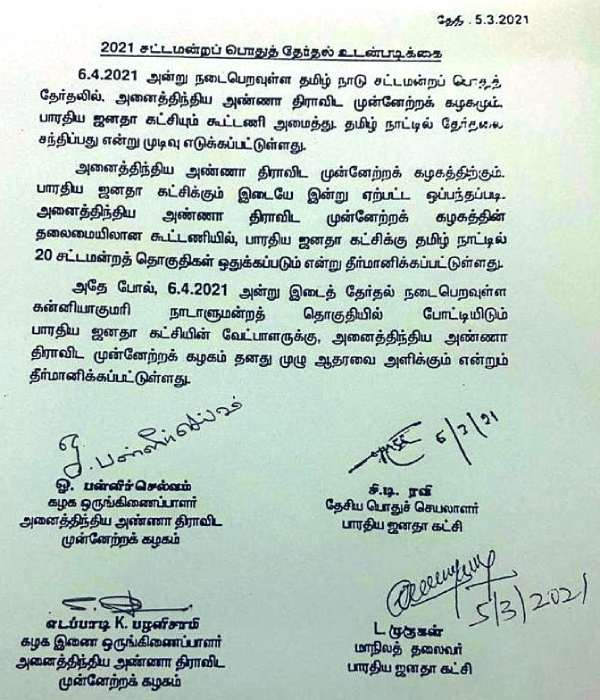 பாஜகவினர் கோரிக்கை