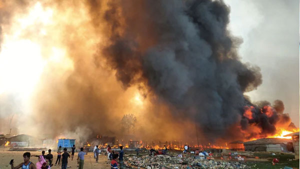 15 Dead, 400 Missing In Rohingya Camp Blaze In Bangladesh: UN 15 Dead, 400 Missing In Rohingya Camp Blaze In Bangladesh: UN