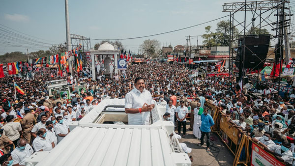 CM Edappadi Palanisamy attacks MK stalin in campaign CM Edappadi Palanisamy attacks MK stalin in campaign