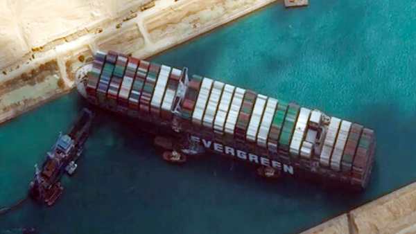 Megaship Blocking Suez Canal May Be Refloated Today says, Owner Megaship Blocking Suez Canal May Be Refloated Today says, Owner