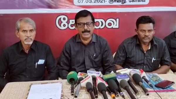 TPDK General Secretary Kovai Ramakrishnan slams ADMK for alliance with BJP TPDK General Secretary Kovai Ramakrishnan slams ADMK for alliance with BJP
