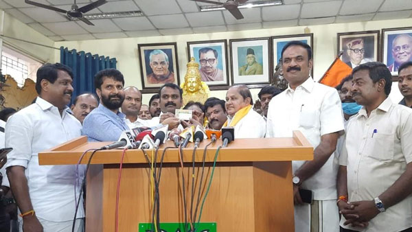 DMK former MLA Selvam joined the BJP DMK former MLA Selvam joined the BJP