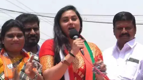 Actress Namithas election campaign in madurai Actress Namithas election campaign in madurai