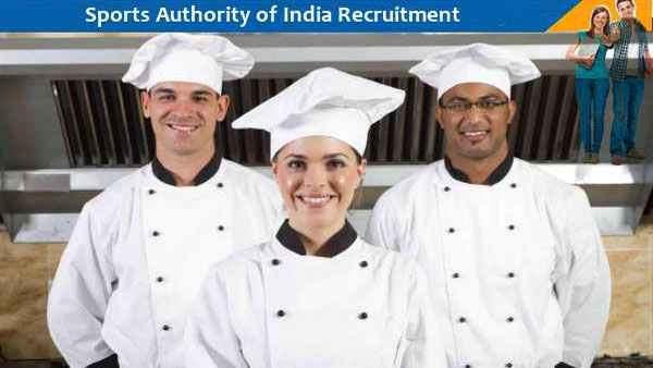 Central government sports authority of Indias new recruitment for the post of Chef and Nutritionist Central government sports authority of Indias new recruitment for the post of Chef and Nutritionist