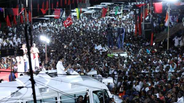 வாக்கு சேகரித்த ஸ்டாலின்