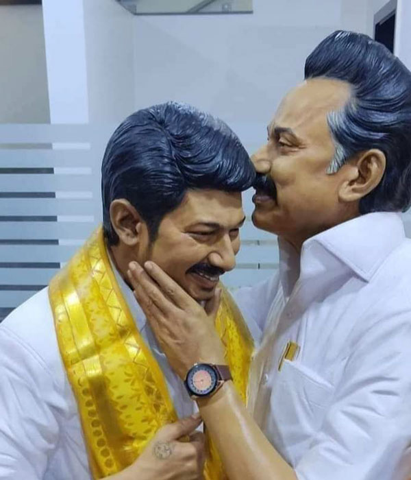 Thanga Tamil selvan shared dmk chief stalin, udhay statue picture Thanga Tamil selvan shared dmk chief stalin, udhay statue picture