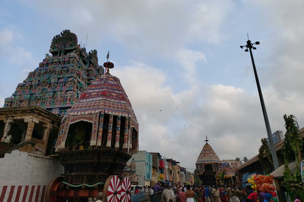 Thiruvanaikaval Arulmigu Jambukeswarar Akilandeswari temple Panguni Car Festival Thiruvanaikaval Arulmigu Jambukeswarar Akilandeswari temple Panguni Car Festival