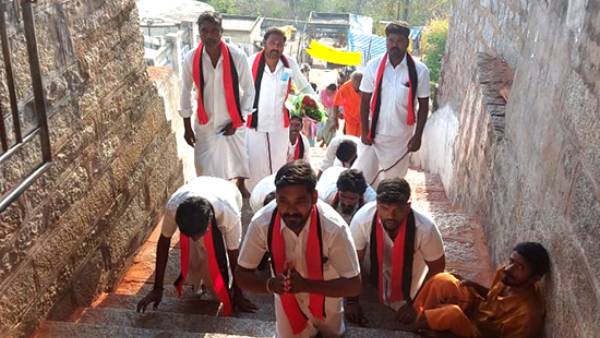 மலையேறிய நிர்வாகிகள்