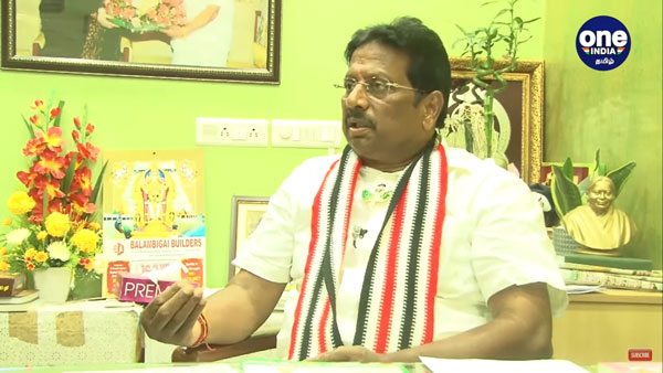 Sholinganallur ADMK Candidate K.P.Kandhan Interview with one india Sholinganallur ADMK Candidate K.P.Kandhan Interview with one india