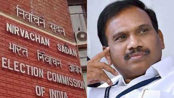 Election Commission banned A Raja from campaigning for 48 hours for his speech against EPS Election Commission banned A Raja from campaigning for 48 hours for his speech against EPS