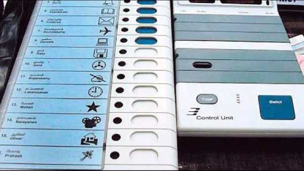 Re-polling at a polling station in Velachery constituency on April 17 Re-polling at a polling station in Velachery constituency on April 17