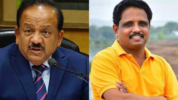 Madurai MP Su.Venkatesan thanks to Central minister Harshavardhan Madurai MP Su.Venkatesan thanks to Central minister Harshavardhan