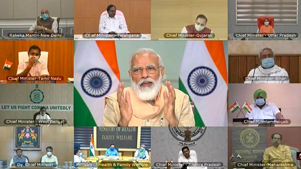 Prime minister Narendra Modi to have a meeting with all state governors to discuss Corona spread Prime minister Narendra Modi to have a meeting with all state governors to discuss Corona spread