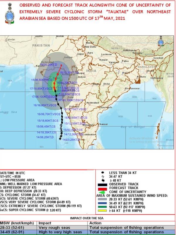 திங்கள்கிழமை இரவு கரையை கடந்தது