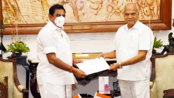Governor accepts resignation of CM Edappadi Palaniswami Governor accepts resignation of CM Edappadi Palaniswami