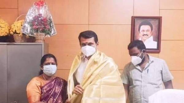 AIADMK Ex MLA Geetha Manivannan Joins DMK AIADMK Ex MLA Geetha Manivannan Joins DMK