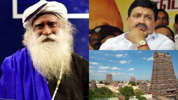 PTR Palanivel Thiagarajan slams Jaggi Vasudev over Temple PTR Palanivel Thiagarajan slams Jaggi Vasudev over Temple