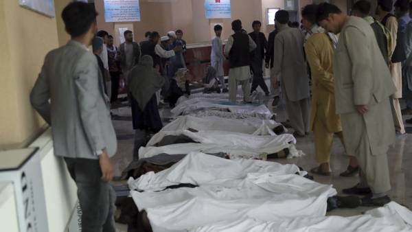 Death toll soars to 50 in school bombing in Afghan capital Death toll soars to 50 in school bombing in Afghan capital