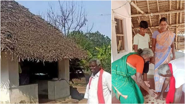 Thiruthuraipoondi MLA Marimuthu from the roof house to the ST George fort Thiruthuraipoondi MLA Marimuthu from the roof house to the ST George fort