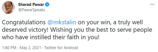 Delhi CM Arvind Kejriwal congratulates MK Stalin Delhi CM Arvind Kejriwal congratulates MK Stalin