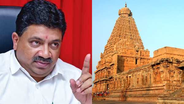 Freeing Temples from HR&CE department is nonsense, says PTR Palanivel Thiagarajan Freeing Temples from HR&CE department is nonsense, says PTR Palanivel Thiagarajan