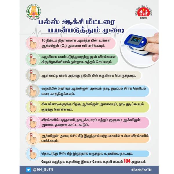How to use Pulse Oximeter: Step-by-step guide In Tamil How to use Pulse Oximeter: Step-by-step guide In Tamil