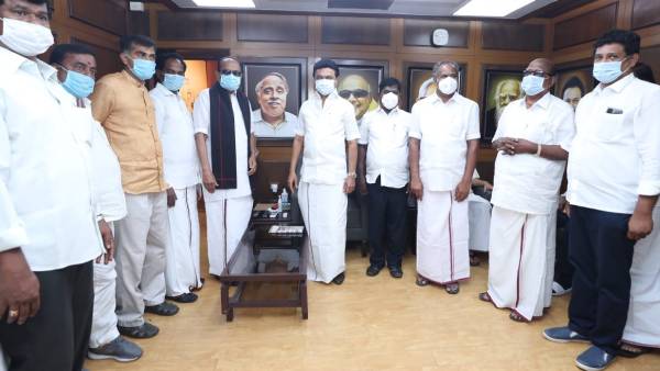Mk Stalin gave hope to Mdmk candidate Mallai Sathya Mk Stalin gave hope to Mdmk candidate Mallai Sathya