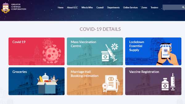 Chennai Innovation Hub has launched a new website for Corona vaccination Chennai Innovation Hub has launched a new website for Corona vaccination