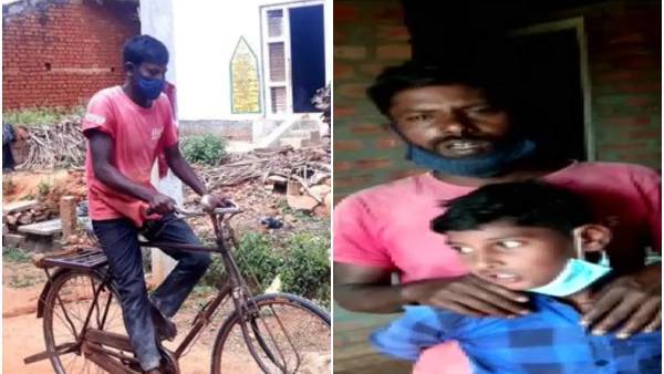 300 கி.மீ சைக்கிளில் சென்று.. மகனுக்கு மருந்து வாங்கிய தந்தை.. பெங்களூரில் நெகிழ்ச்சி சம்பவம்..!