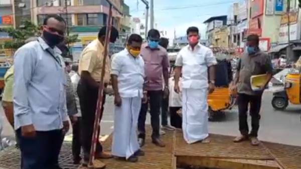 Periyakulam MLA Saravanakumar praised Amma unavagam Periyakulam MLA Saravanakumar praised Amma unavagam