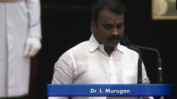 அமைச்சரான எல் முருகன்