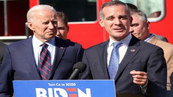 Joe Biden nominates Eric Garcetti as his envoy to India Joe Biden nominates Eric Garcetti as his envoy to India