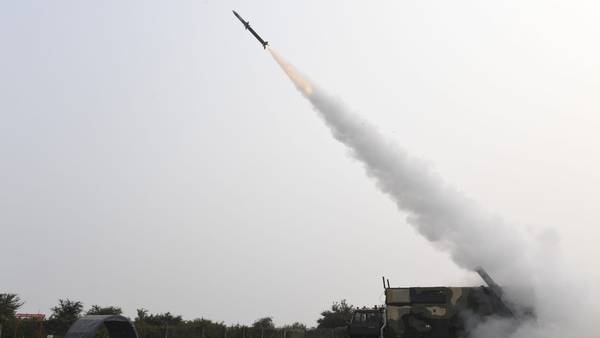 The home-made light anti-artillery missile has been successfully tested off the coast of Odisha The home-made light anti-artillery missile has been successfully tested off the coast of Odisha