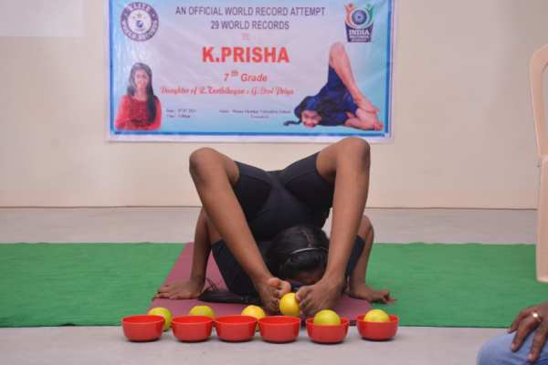 Prisha 11 year old girl won several awards and has set records Prisha 11 year old girl won several awards and has set records