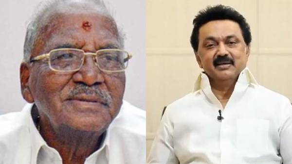 Tamilnadu CM Stalin express his condolences for ADMK madhusudhanan demise Tamilnadu CM Stalin express his condolences for ADMK madhusudhanan demise