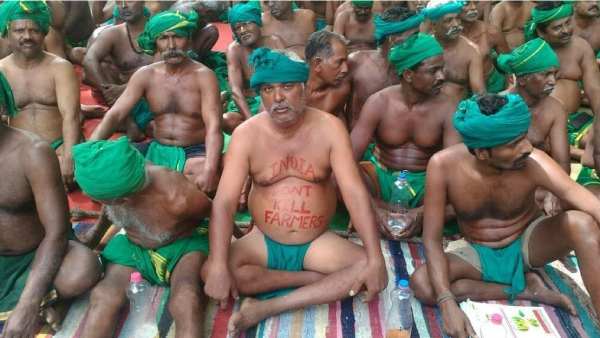 Farm law protest Tamil Nadu farmers who shook Delhi - Detained guards Farm law protest Tamil Nadu farmers who shook Delhi - Detained guards