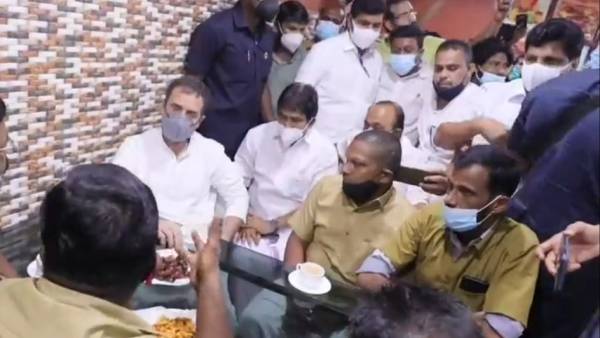 'சாரே.. ஒரு சாயா..' டீ கடைக்கு திடீர் விசிட் அடித்த ராகுல் காந்தி.. வைரலாகும் கலக்கல் வீடியோ