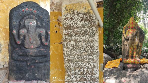 Kotravai and Vinayagar statue found in Gingee Kotravai and Vinayagar statue found in Gingee