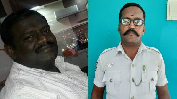 Minister Anitha radhakrishnan PA who attacked the traffic policeman Minister Anitha radhakrishnan PA who attacked the traffic policeman